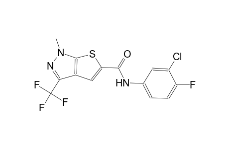 1H-thieno[2,3-c]pyrazole-5-carboxamide, N-(3-chloro-4-fluorophenyl)-1-methyl-3-(trifluoromethyl)-