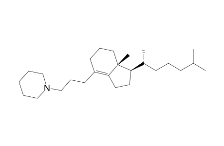 N-{3-[(1R,7aR)-1-[(R)-1,5-Dimethylhexyl]-7a-methyl-2,3,5,6,7,7a-hexahydro-1H-inden-4-yl]-propyl}piperidine