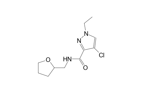 4-chloro-1-ethyl-N-(tetrahydro-2-furanylmethyl)-1H-pyrazole-3-carboxamide