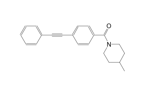 piperidine, 4-methyl-1-[4-(phenylethynyl)benzoyl]-