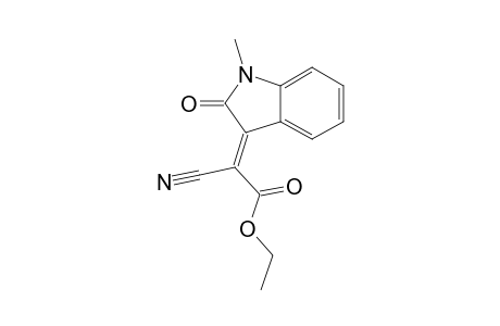 (E)-Ethyl 2-cyano-2-(1-methyl-2-oxoindolin-3-ylidene)acetate