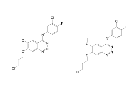 4-(3-CHLORO-4-FLUOROANILINO)-7-(3-CHLOROPROPOXY)-6-METHOXY-1,2,3-BENZOTRIAZINE