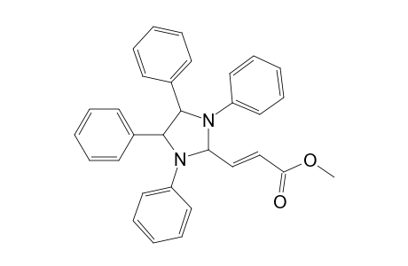 Methyl (4RS,5RS)-(E)-3-(1,3,4,5-Tetraphenylimidazoline-2-yl)propenoate