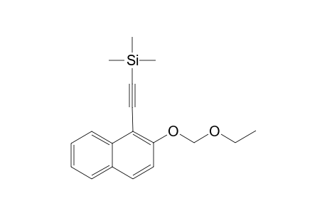 {[2-(Ethoxymethoxy)naphthalen-1-yl]ethynyl} (trimethyl)silane