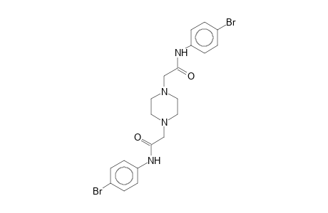2-[4-[2-(4-bromoanilino)-2-keto-ethyl]piperazino]-N-(4-bromophenyl)acetamide
