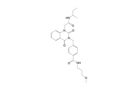 4-[(1-[2-(sec-butylamino)-2-oxoethyl]-2,4-dioxo-1,4-dihydro-3(2H)-quinazolinyl)methyl]-N-(3-methoxypropyl)benzamide