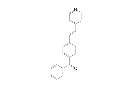 (E)-Phenyl(4-(2-(pyridin-4-yl)vinyl)phenyl)methanone