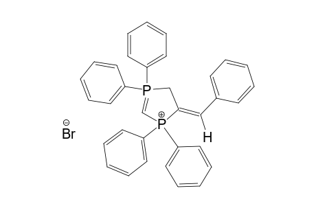(E)-4-BENZYLIDENE-4,5-DIHYDRO-1,1,3,3-TETRAPHENYL-1,3-DIPHOSPHOLIUM-BROMIDE