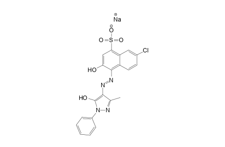 1-Amino-6-chloro-2-naphthol-4-sulfonic acid->3-Methyl-1-phenyl-5-pyrazolon