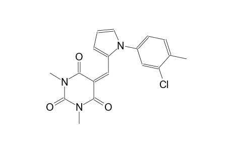 5-{[1-(3-chloro-4-methylphenyl)-1H-pyrrol-2-yl]methylene}-1,3-dimethyl-2,4,6(1H,3H,5H)-pyrimidinetrione