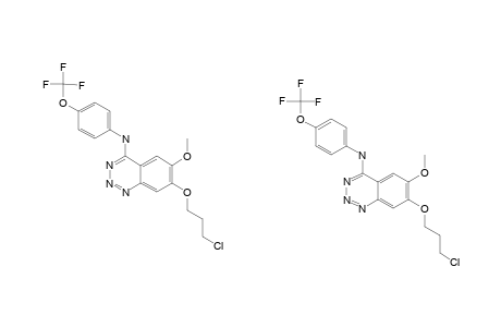 7-(3-CHLOROPROPOXY)-6-METHOXY-4-(4-TRIFLUOROMETHOXYANILINO)-1,2,3-BENZOTRIAZINE
