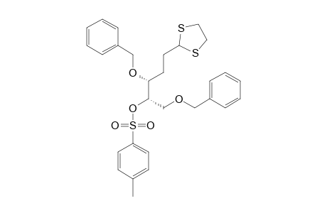 (4R,5R)-4,6-DIBENZYLOXY-5-PARA-TOLUENESULFONYLOXYHEXANALETHYLENEDITHIOACETAL