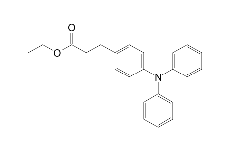 Benzenepropanoic acid, 4-(diphenylamino)-, ethyl ester