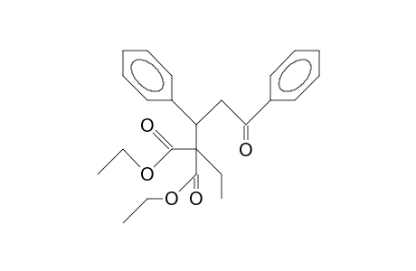 Diethyl 2-ethyl-2-(1,3-diphenyl-3-oxopropyl)-malonate