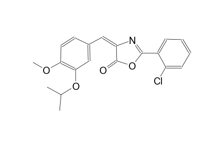 (4E)-2-(2-chlorophenyl)-4-(3-isopropoxy-4-methoxybenzylidene)-1,3-oxazol-5(4H)-one