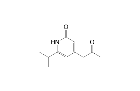 4-(2-oxidanylidenepropyl)-6-propan-2-yl-1H-pyridin-2-one