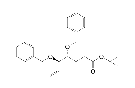 (4R,5R)-4,5-bis(phenylmethoxy)-6-heptenoic acid tert-butyl ester
