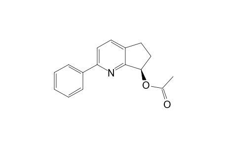 (R)-7-Acetoxy-2-phenyl-6,7-dihydro-5H-cyclopenta[b]pyridine