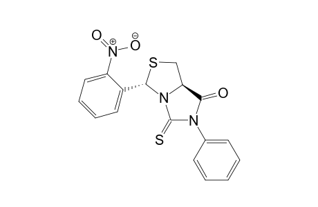 (3S,7aR)-3-(2-Nitrophenyl)-6-phenyl-5-thioxotetrahydroimidazo[1,5-c]thiazol-7(3H)-one