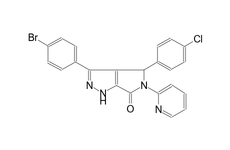 pyrrolo[3,4-c]pyrazol-6(1H)-one, 3-(4-bromophenyl)-4-(4-chlorophenyl)-4,5-dihydro-5-(2-pyridinyl)-