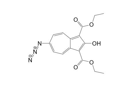 Diethyl 2-hydroxy-6-azidoazulene-1,3-dicarboxylate