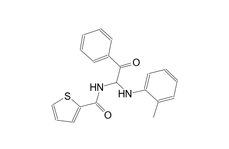 2-thiophenecarboxamide, N-[1-[(2-methylphenyl)amino]-2-oxo-2-phenylethyl]-