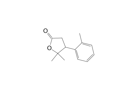 5,5-Dimethyldihydro-4-(2-methylphenyl)-2(3h)-furanone