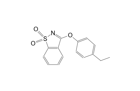 3-(4-ethylphenoxy)-1,2-benzisothiazole 1,1-dioxide