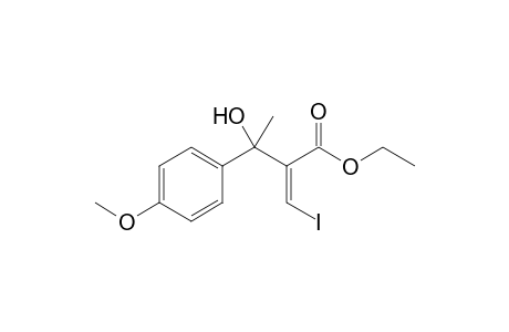 (2Z)-3-hydroxy-2-(iodomethylidene)-3-(4-methoxyphenyl)butanoic acid ethyl ester