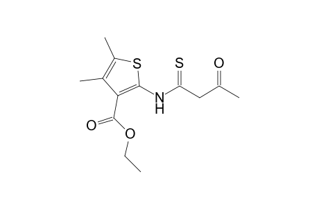 Ethyl 2-[(acetonyl)thiocarbonyl]amino-4,5-dimethyl-3-thiophenecarboxylate