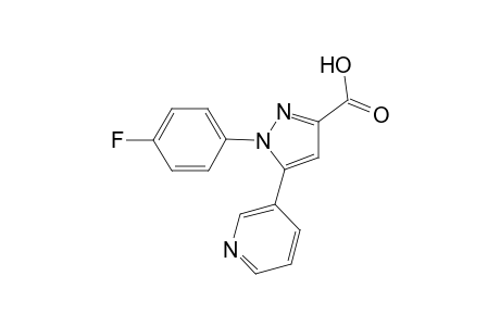 1-(4-fluorophenyl)-5-(pyridin-3-yl)-1H-pyrazole-3-carboxylic acid