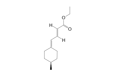 ETHYL-(E)-4-[(AS)-4-METHYL-CYClOHEXYLIDENE]-2-BUTENOATE;VITAMIN-D-DERIVATIVE