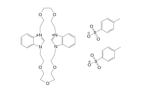 1,1'-Tri(ethyleneglycol)-3,3'-tetra(ethyleneglycol)bis(benzimidazolium) Ditosylate