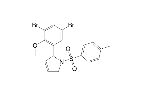 2-(3,5-Dibromo-2-methoxyphenyl)-1-(p-tolylsulfonyl)-2,5-dihydro-1H-pyrrole