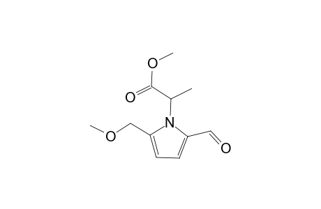 Methyl 2-[2-Formyl-5-(methoxymethyl)-1H-pyrrol-1-yl]propanoate