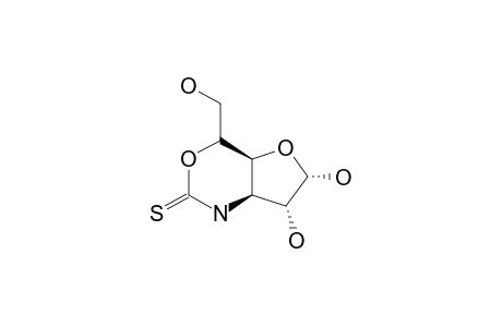 (5S,6R)-(6-HYDROXYMETHYL-3-DEOXY-ALPHA-L-THREO-FURANOSO)-[3,4-D]-TETRAHYDRO-1,3-OXAZIN-2-THIONE
