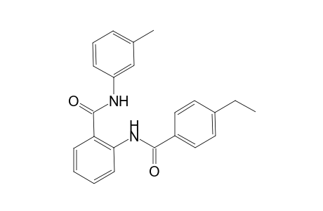 2-[(4-ethylbenzoyl)amino]-N-(3-methylphenyl)benzamide