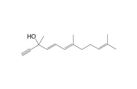 (4E,6E)-3,7,11-trimethyl-3-dodeca-4,6,10-trien-1-ynol