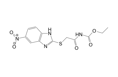 ethyl [(5-nitro-1H-benzimidazol-2-yl)sulfanyl]acetylcarbamate