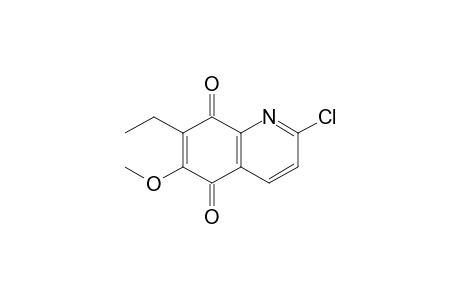 2-Chloro-6-methoxy-7-ethyl-5,8-quinolinedione