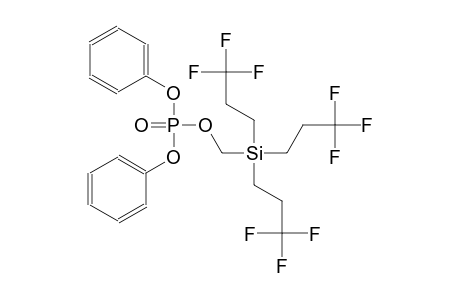 diphenyl [tris(3,3,3-trifluoropropyl)silyl]methyl phosphate