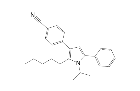 4-(1-Isopropyl-2-pentyl-5-phenyl-1H-pyrrol-3-yl)benzonitrile