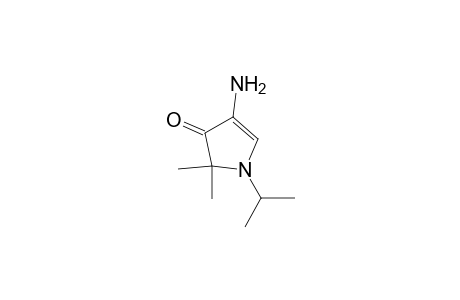 3H-Pyrrol-3-one, 4-amino-1,2-dihydro-2,2-dimethyl-1-(1-methylethyl)-