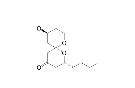 (2R,6S,10S)-2-Butyl-10-methoxy-1,7-dioxaspiro[5.5]undecan-4-one