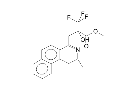 1-(2-HYDROXY-2-METHOXYCARBONYL-3,3,3-TRIFLUOROPROPYL)-3,3-DIMETHYL-5,6-BENZO-3,4-DIHYDROISOQUINOLINE