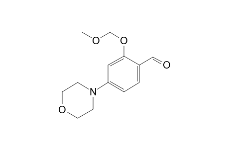 2-(methoxymethoxy)-4-morpholin-4-ylbenzaldehyde