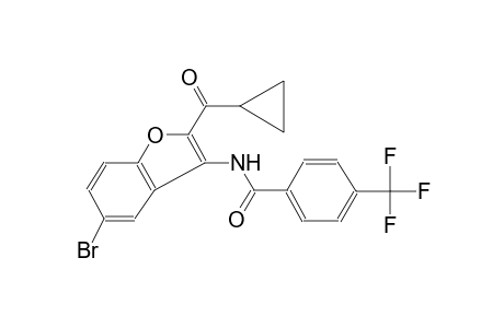 benzamide, N-[5-bromo-2-(cyclopropylcarbonyl)-3-benzofuranyl]-4-(trifluoromethyl)-