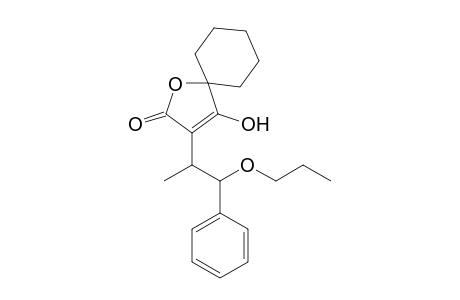 4-Hydroxy-3-[1'-methyl-2'-phenyl-2'-propoxy]ethyl-1-oxaspiro[4.5]dec-3-en-2-one