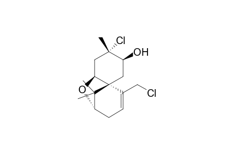 (2RS,5aRS,7RS,8SR,9aRS)-5-Chloromethyl-8-chloro-7-hydroxy-2,3,5a,6,7,8,9,9a-octahydro-2,5-mehano-8,10,10-trimethyl-1-benzoxepin