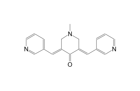 4-piperidinone, 1-methyl-3,5-bis(3-pyridinylmethylene)-, (3E,5E)-